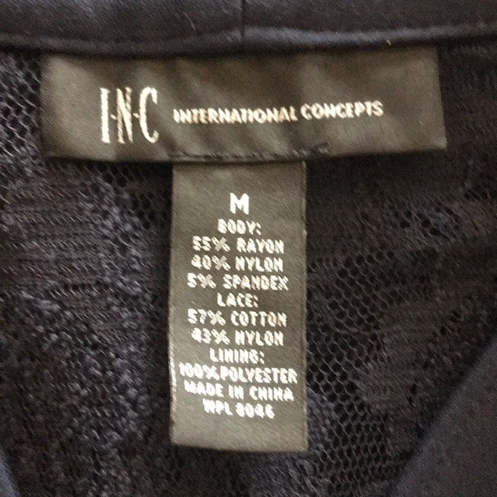 INC Lace Insert Jacket - Picture 3 of 4